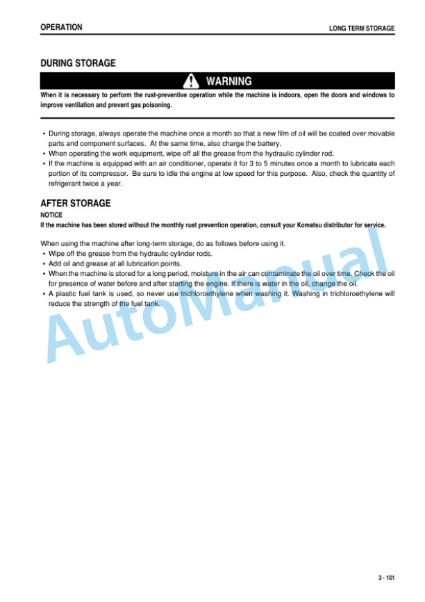 Komatsu PC35MR-2 Galeo Hydraulic Excavator Operation and Maintenance Manual SEAM060100T 4 Komatsu PC35MR-2 Galeo Hydraulic Excavator Operation and Maintenance Manual SEAM060100T - Image 4