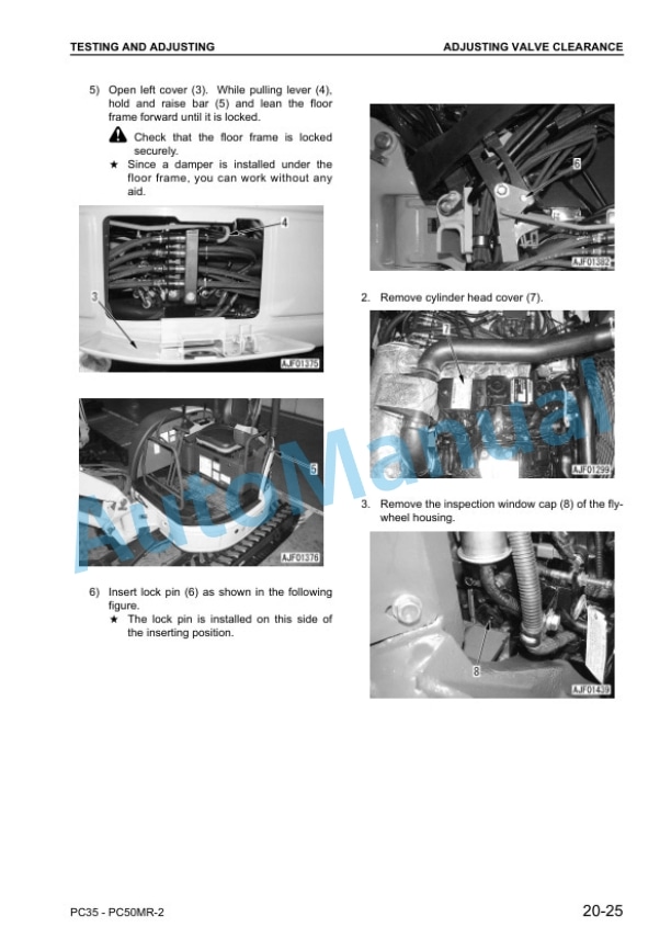 Komatsu PC35MR-2, PC50MR-2 Galeo Hydraulic Excavator Shop Manual WEBM006200 3 Komatsu PC35MR-2, PC50MR-2 Galeo Hydraulic Excavator Shop Manual WEBM006200 - Image 3