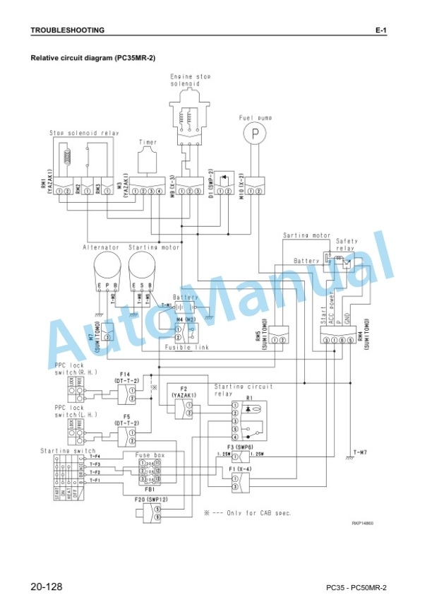 Komatsu PC35MR-2, PC50MR-2 Galeo Hydraulic Excavator Shop Manual WEBM006200 4 Komatsu PC35MR-2, PC50MR-2 Galeo Hydraulic Excavator Shop Manual WEBM006200 - Image 4