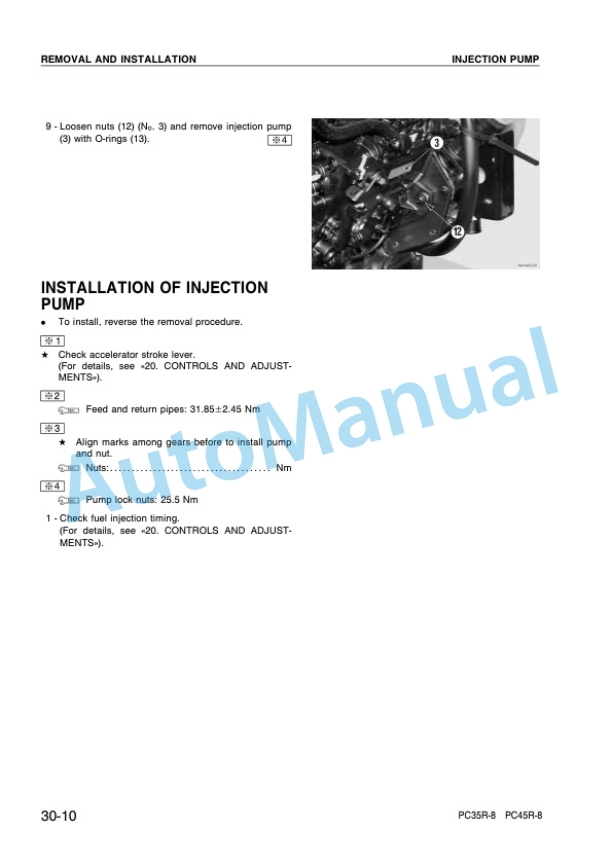 Komatsu PC35MR-8, PC45MR-8 Hydraulic Excavator Shop Manual WEBM000300 4 Komatsu PC35MR-8, PC45MR-8 Hydraulic Excavator Shop Manual WEBM000300-4