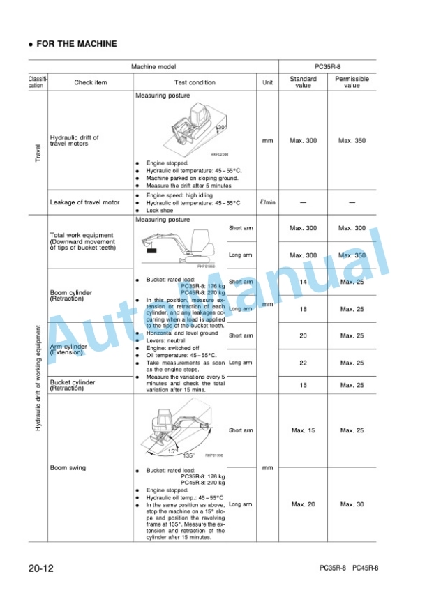 Komatsu PC35MR-8, PC45MR-8 Hydraulic Excavator Shop Manual WEBM000301 3 Komatsu PC35MR-8, PC45MR-8 Hydraulic Excavator Shop Manual WEBM000301 - Image 3