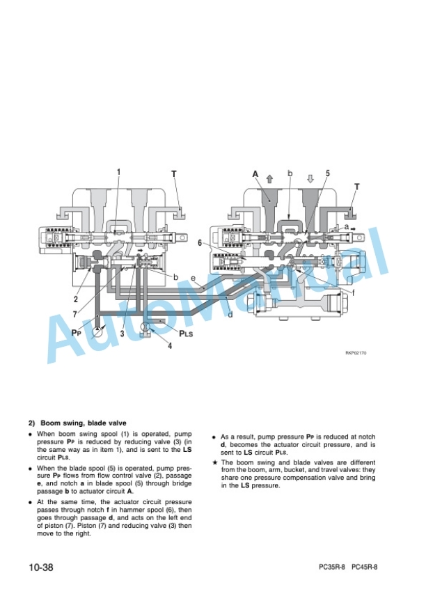 Alternative view of Komatsu PC35R-8, PC45R-8 Hydraulic Excavator Shop Manual WEBM003000
