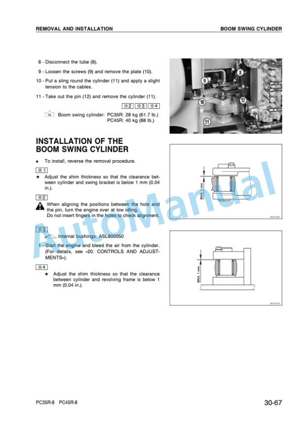 Komatsu PC35R-8, PC45R-8 Hydraulic Excavator Shop Manual WEBM003000 5 Komatsu PC35R-8, PC45R-8 Hydraulic Excavator Shop Manual WEBM003000 - Image 5