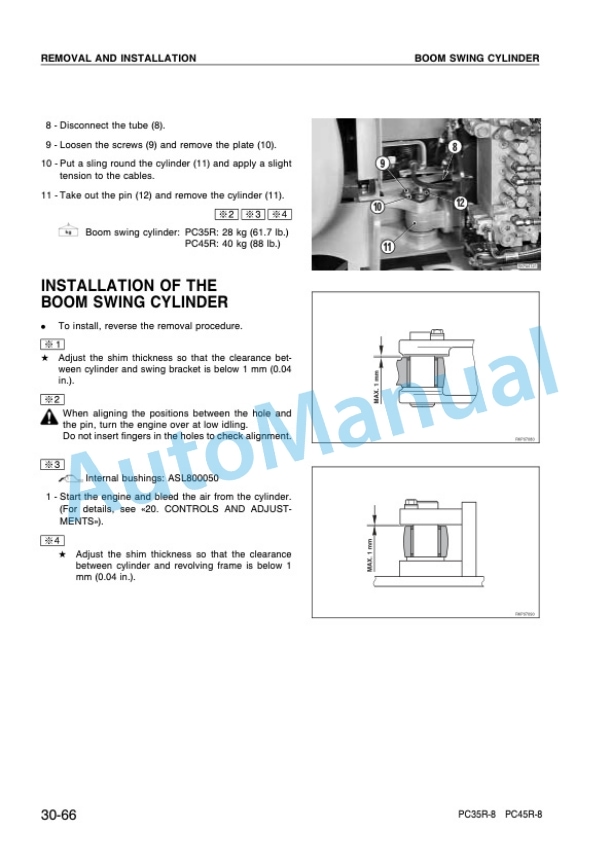 Komatsu PC35R-8, PC45R-8 Hydraulic Excavator Shop Manual WEBM003900 5 Komatsu PC35R-8, PC45R-8 Hydraulic Excavator Shop Manual WEBM003900 - Image 5