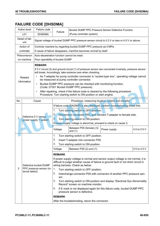 Komatsu PC360-11, PC360LC-11, PC360NLC-11 Hydraulic Excavator Shop Manual UENBM00393 4 Komatsu PC360-11, PC360LC-11, PC360NLC-11 Hydraulic Excavator Shop Manual UENBM00393 - Image 4