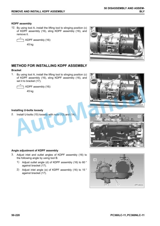 Komatsu PC360-11, PC360LC-11, PC360NLC-11 Hydraulic Excavator Shop Manual UENBM00393 5 Komatsu PC360-11, PC360LC-11, PC360NLC-11 Hydraulic Excavator Shop Manual UENBM00393 - Image 5