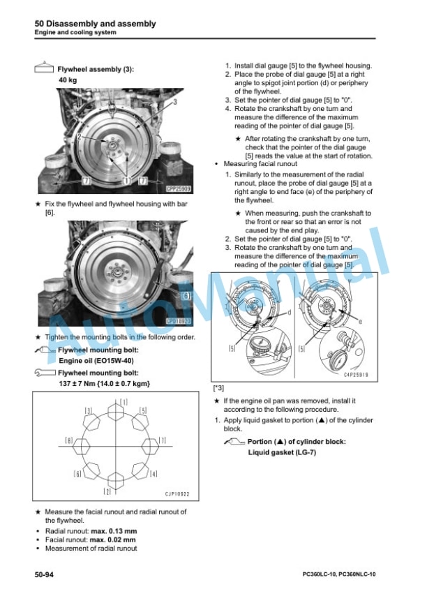 Komatsu PC360LC-10, PC360NLC-10 Hydraulic Excavator Shop Manual UEN05619-03 5 Komatsu PC360LC-10, PC360NLC-10 Hydraulic Excavator Shop Manual UEN05619-03 - Image 5