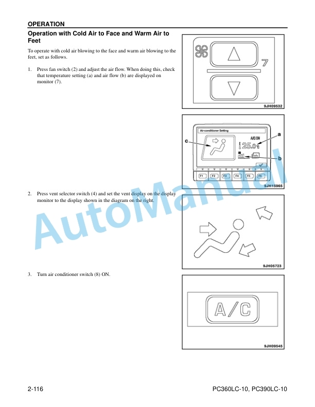 Komatsu PC360LC-10, PC390LC-10 Hydraulic Excavator Operation and Maintenance Manual CEAM025403 3 Komatsu PC360LC-10, PC390LC-10 Hydraulic Excavator Operation and Maintenance Manual CEAM025403 - Image 3
