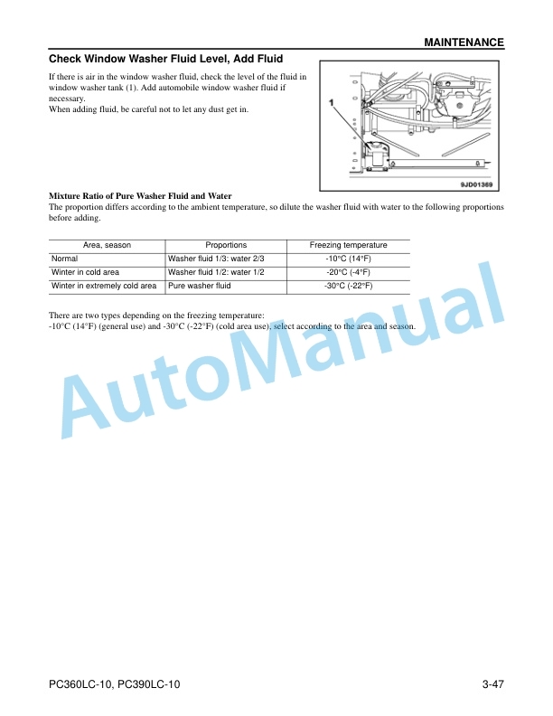 Komatsu PC360LC-10, PC390LC-10 Hydraulic Excavator Operation and Maintenance Manual CEAM025403 5 Komatsu PC360LC-10, PC390LC-10 Hydraulic Excavator Operation and Maintenance Manual CEAM025403 - Image 5