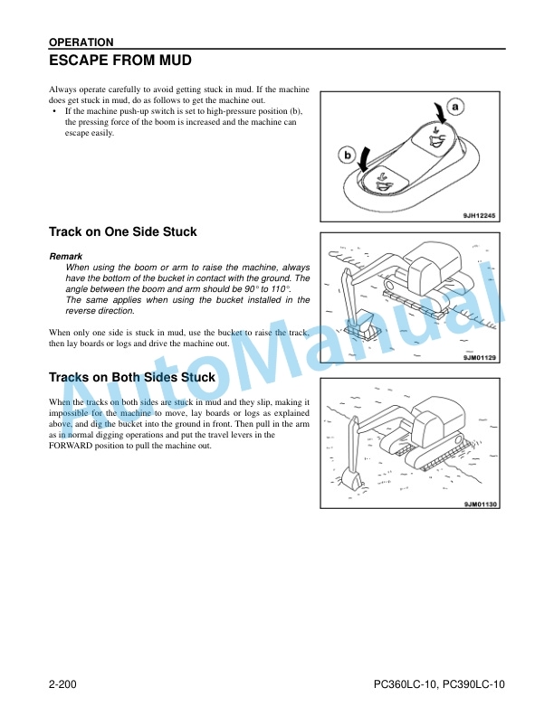 Komatsu PC360LC-10, PC390LC-10 Hydraulic Excavator Operation and Maintenance Manual CEAM025405 4 Komatsu PC360LC-10, PC390LC-10 Hydraulic Excavator Operation and Maintenance Manual CEAM025405 - Image 4