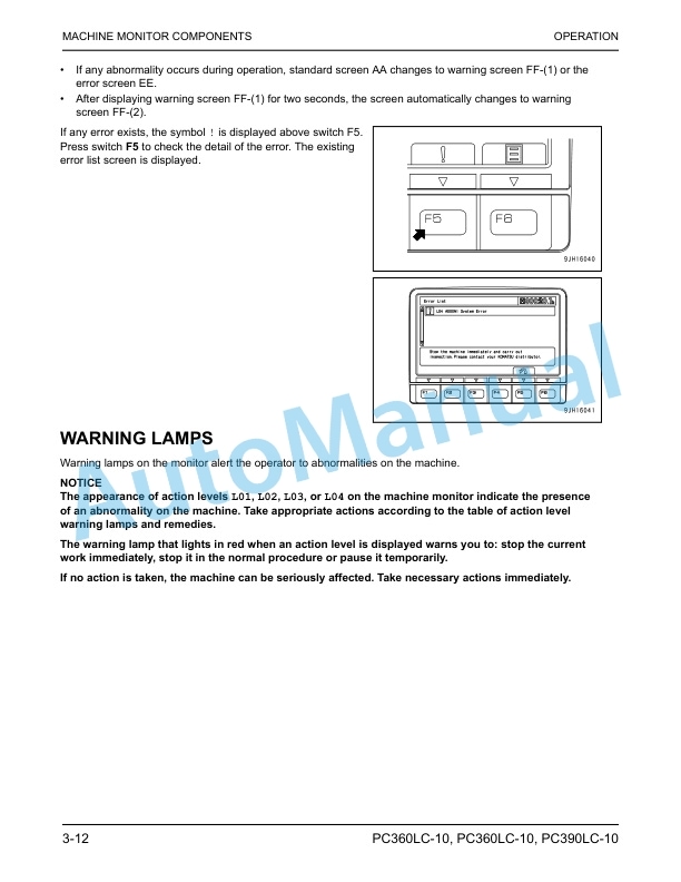 Komatsu PC360LC-10, PC390LC-10 Hydraulic Excavator Operation and Maintenance Manual CEAM025406 2 Komatsu PC360LC-10, PC390LC-10 Hydraulic Excavator Operation and Maintenance Manual CEAM025406 - Image 2