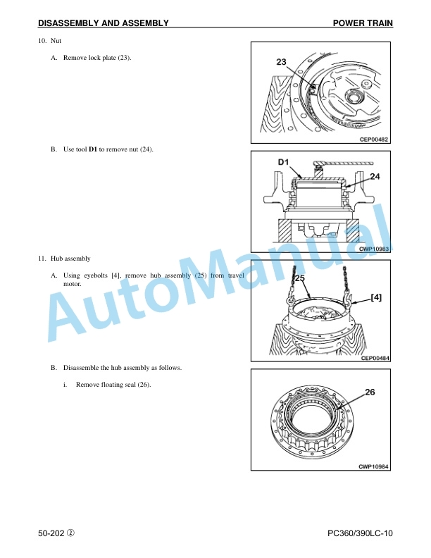 Komatsu PC360LC-10, PC390LC-10 Hydraulic Excavator Shop Manual CEBM025204 5 Komatsu PC360LC-10, PC390LC-10 Hydraulic Excavator Shop Manual CEBM025204 - Image 5