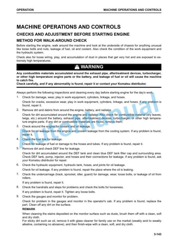 Komatsu PC360LC-11 Hydraulic Excavator Operation and Maintenance Manual PEN01012-02 3 Komatsu PC360LC-11 Hydraulic Excavator Operation and Maintenance Manual PEN01012-02 - Image 3