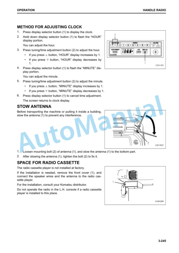 Komatsu PC360LC-11 Hydraulic Excavator Operation and Maintenance Manual PEN01012-02 4 Komatsu PC360LC-11 Hydraulic Excavator Operation and Maintenance Manual PEN01012-02 - Image 4
