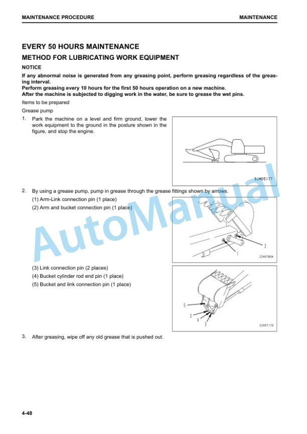 Komatsu PC360LC-11 Hydraulic Excavator Operation and Maintenance Manual TEN00778-00 5 Komatsu PC360LC-11 Hydraulic Excavator Operation and Maintenance Manual TEN00778-00 - Image 5