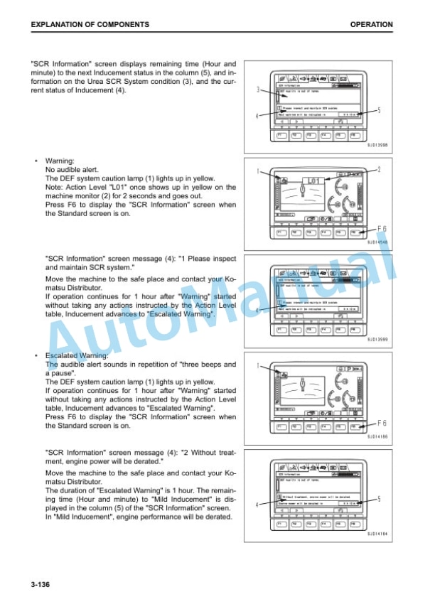 Komatsu PC360LC-11 Hydraulic Excavator Operation and Maintenance Manual TEN00879-00 3 Komatsu PC360LC-11 Hydraulic Excavator Operation and Maintenance Manual TEN00879-00 - Image 3