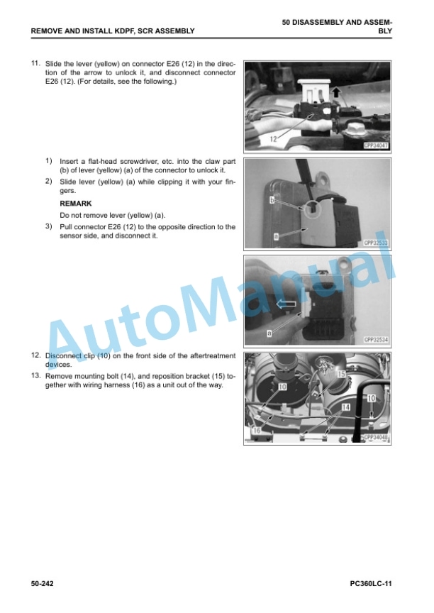 Komatsu PC360LC-11 Hydraulic Excavator Shop Manual SEN06513-11 5 Komatsu PC360LC-11 Hydraulic Excavator Shop Manual SEN06513-11 - Image 5