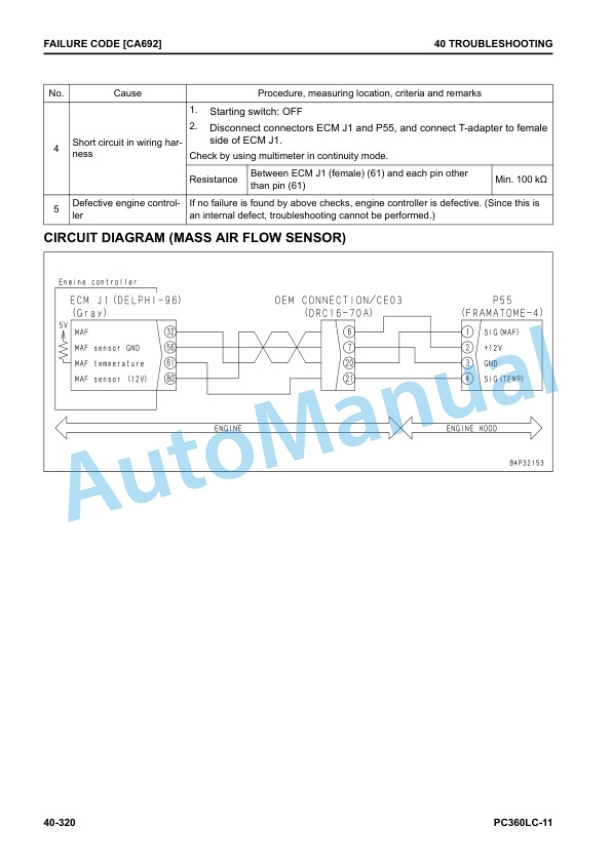 Komatsu PC360LC-11 Hydraulic Excavator Shop Manual SEN06699-01 3 Komatsu PC360LC-11 Hydraulic Excavator Shop Manual SEN06699-01 - Image 3