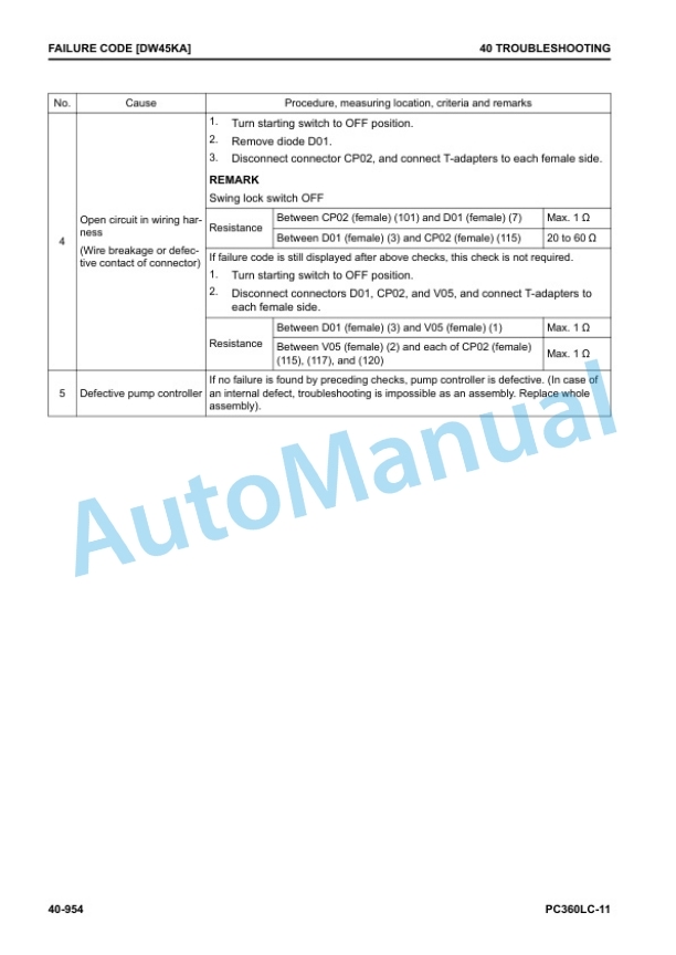 Komatsu PC360LC-11 Hydraulic Excavator Shop Manual SEN06810-00 4 Komatsu PC360LC-11 Hydraulic Excavator Shop Manual SEN06810-00 - Image 4