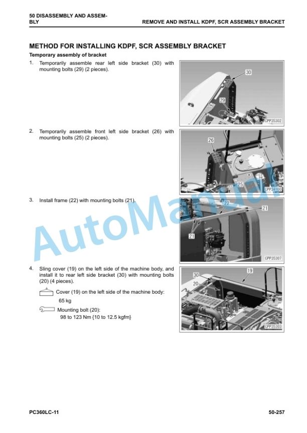 Komatsu PC360LC-11 Hydraulic Excavator Shop Manual SEN06810-00 5 Komatsu PC360LC-11 Hydraulic Excavator Shop Manual SEN06810-00 - Image 5