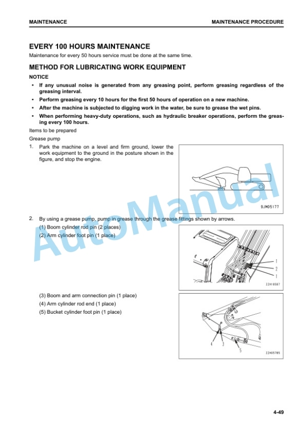 Komatsu PC360LC-11E0 Hydraulic Excavator Operation and Maintenance Manual PEN01838-00 5 Komatsu PC360LC-11E0 Hydraulic Excavator Operation and Maintenance Manual PEN01838-00 - Image 5