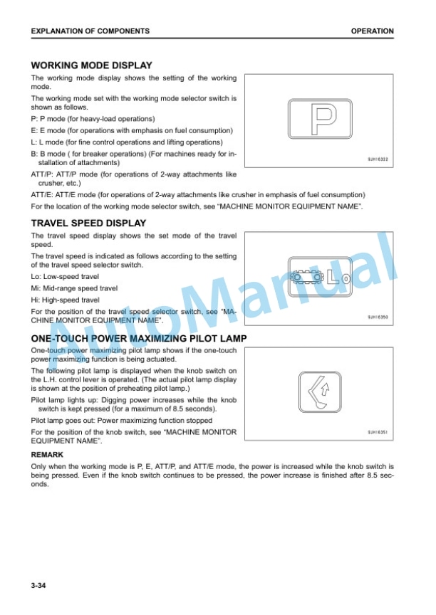 Komatsu PC360LC-11E0, PC360NLC-11E0 Hydraulic Excavator Operation and Maintenance Manual UENAM01613 2 Komatsu PC360LC-11E0, PC360NLC-11E0 Hydraulic Excavator Operation and Maintenance Manual UENAM01613 - Image 2