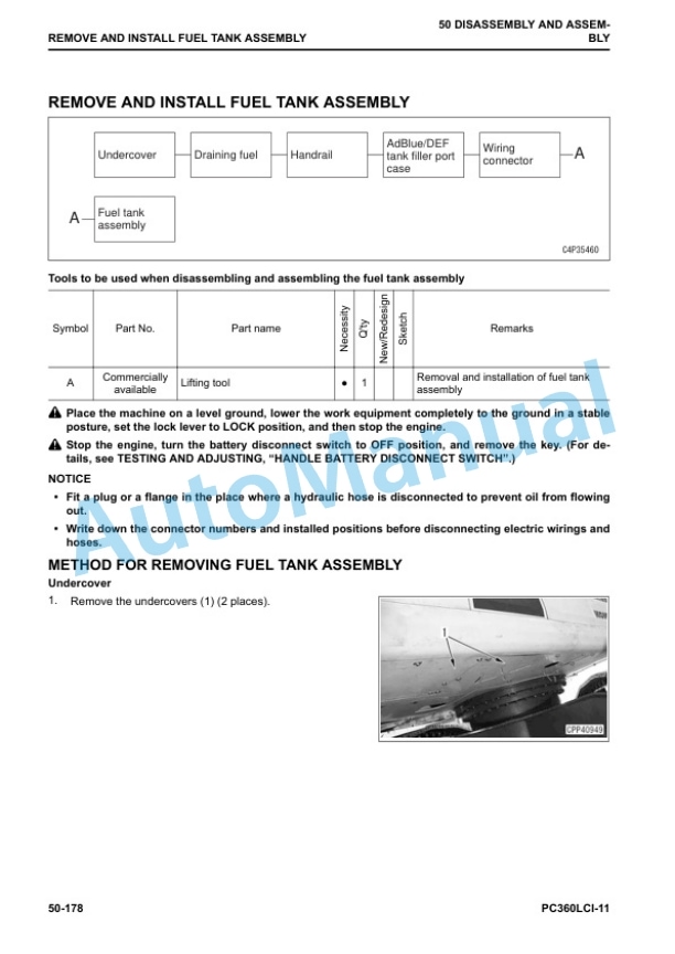Komatsu PC360LCi-11 Hydraulic Excavator Shop Manual SEN06601-03 5 Komatsu PC360LCi-11 Hydraulic Excavator Shop Manual SEN06601-03 - Image 5