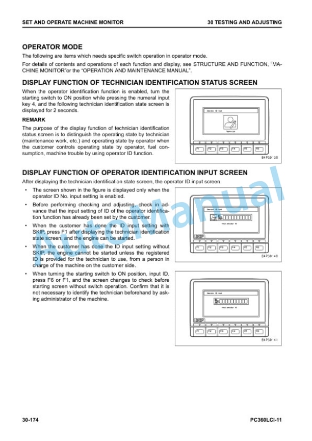 Alternative view of Komatsu PC360LCi-11 Hydraulic Excavator Shop Manual SEN06601-11