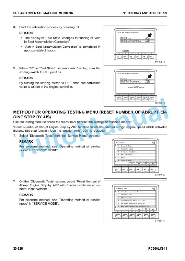 Alternative view of Komatsu PC360LCi-11 Hydraulic Excavator Shop Manual SEN06883-01