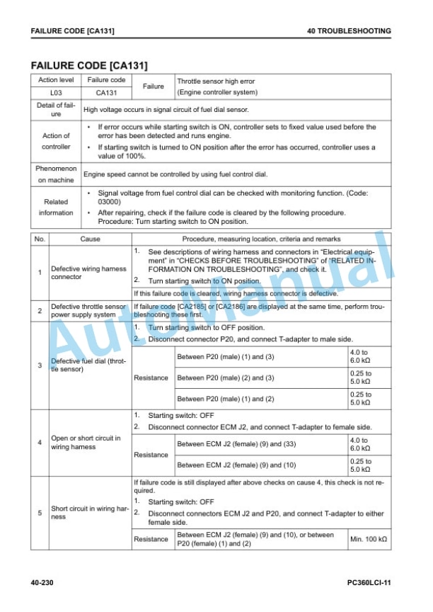 Komatsu PC360LCi-11 Hydraulic Excavator Shop Manual SEN06883-01 3 Komatsu PC360LCi-11 Hydraulic Excavator Shop Manual SEN06883-01 - Image 3