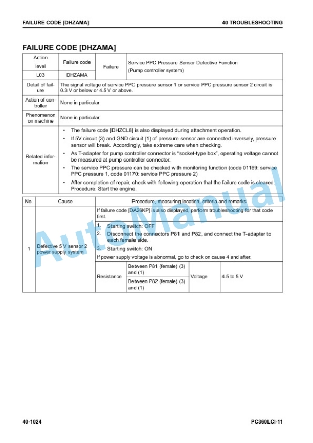 Komatsu PC360LCi-11 Hydraulic Excavator Shop Manual SEN06883-01 4 Komatsu PC360LCi-11 Hydraulic Excavator Shop Manual SEN06883-01 - Image 4