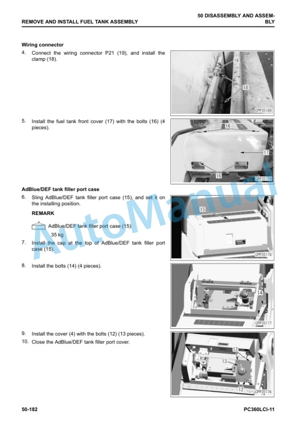 Komatsu PC360LCi-11 Hydraulic Excavator Shop Manual SEN06883-03 5 Komatsu PC360LCi-11 Hydraulic Excavator Shop Manual SEN06883-03 - Image 5