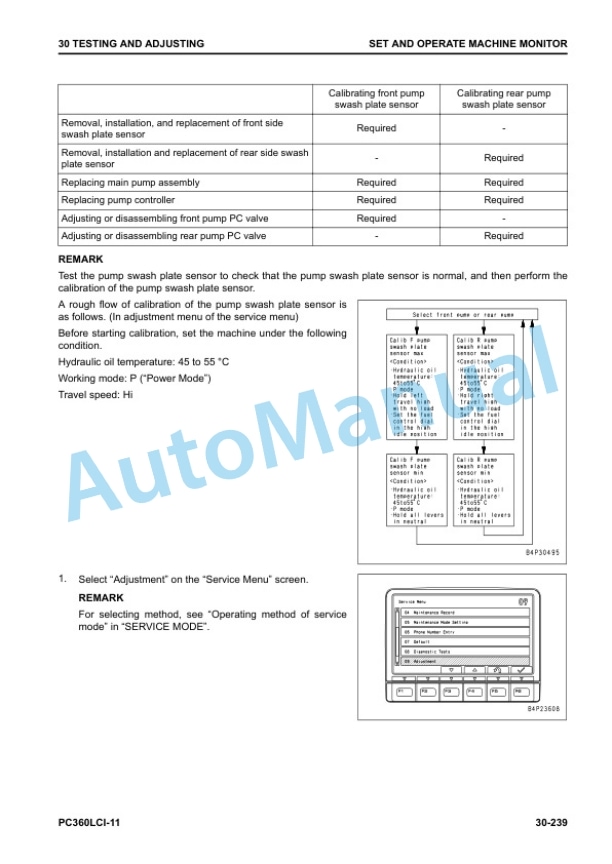 Alternative view of Komatsu PC360LCi-11 Hydraulic Excavator Shop Manual SEN06883-04