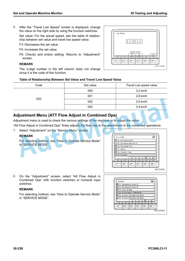 Alternative view of Komatsu PC360LCi-11 Hydraulic Excavator Shop Manual SEN06883-06