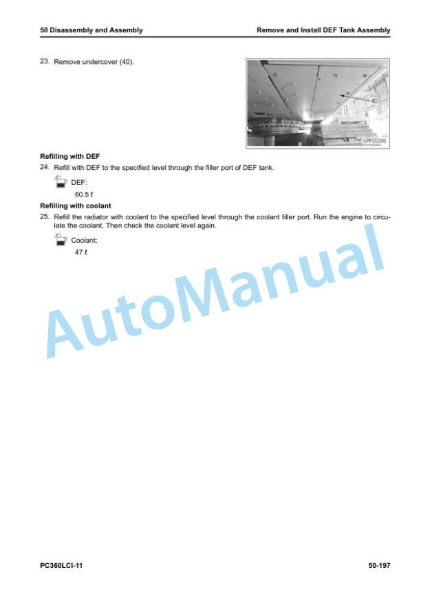 Komatsu PC360LCi-11 Hydraulic Excavator Shop Manual SEN06883-06 5 Komatsu PC360LCi-11 Hydraulic Excavator Shop Manual SEN06883-06 - Image 5
