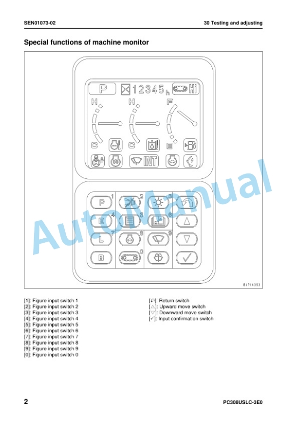 Komatsu PC380USLC-3E0 Hydraulic Excavator Shop Manual SEN00964-08 3 Komatsu PC380USLC-3E0 Hydraulic Excavator Shop Manual SEN00964-08 - Image 3