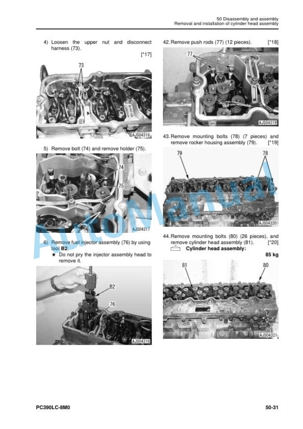 Komatsu PC390LC-8M0 Hydraulic Excavator Shop Manual SEN06778-00 5 Komatsu PC390LC-8M0 Hydraulic Excavator Shop Manual SEN06778-00 - Image 5
