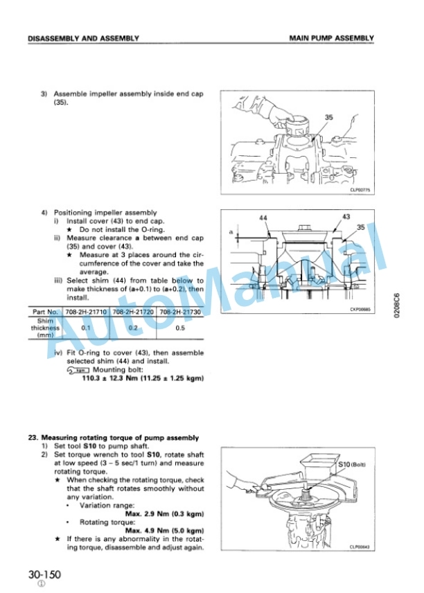 Komatsu PC400-6 Custom, PC400LC-6 Custom Hydraulic Excavator Shop Manual SEBM007301 5 Komatsu PC400-6 Custom, PC400LC-6 Custom Hydraulic Excavator Shop Manual SEBM007301 - Image 5