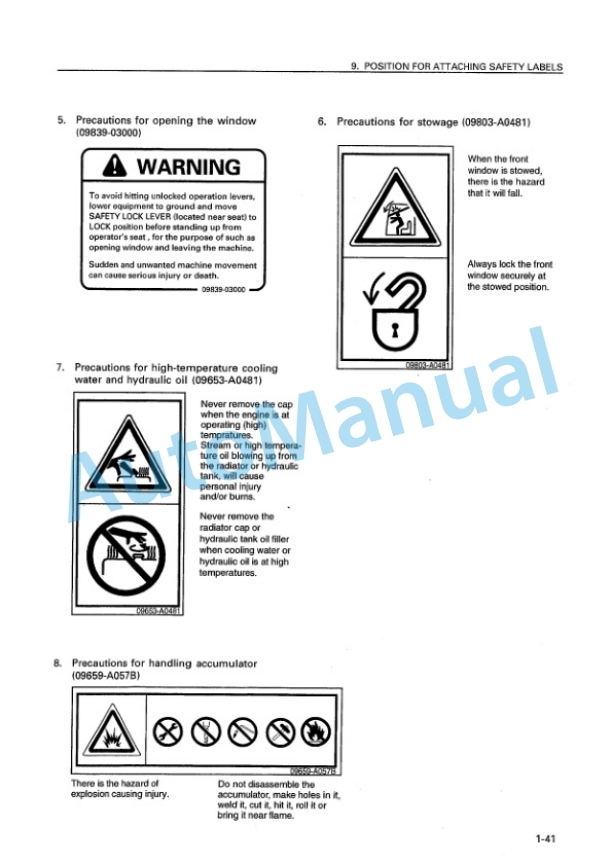 Komatsu PC400-6, PC400LC-6 Excel Hydraulic Excavator Operation and Maintenance Manual SEAM024500 2 Komatsu PC400-6, PC400LC-6 Excel Hydraulic Excavator Operation and Maintenance Manual SEAM024500 - Image 2