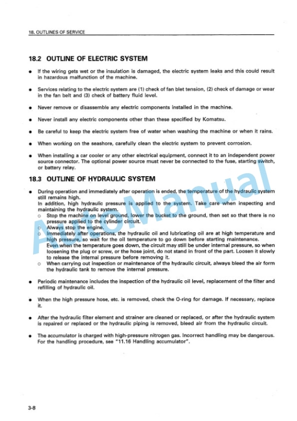 Komatsu PC400-6, PC400LC-6 Excel Hydraulic Excavator Operation and Maintenance Manual SEAM024500 4 Komatsu PC400-6, PC400LC-6 Excel Hydraulic Excavator Operation and Maintenance Manual SEAM024500 - Image 4
