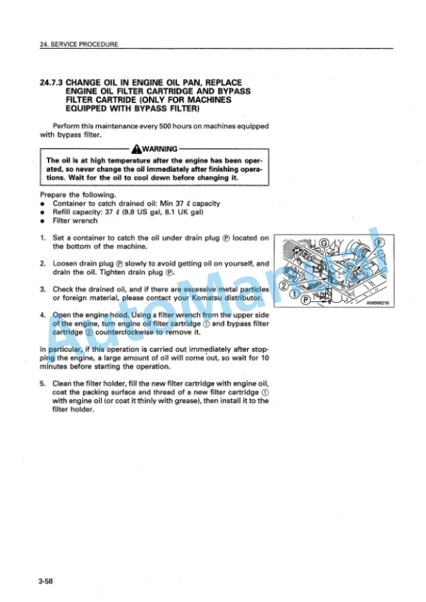 Komatsu PC400-6, PC400LC-6 Excel Hydraulic Excavator Operation and Maintenance Manual SEAM024500 5 Komatsu PC400-6, PC400LC-6 Excel Hydraulic Excavator Operation and Maintenance Manual SEAM024500 - Image 5