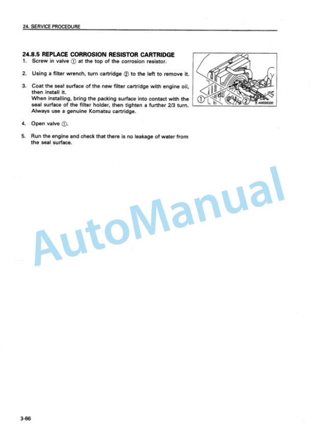 Komatsu PC400-6, PC400LC-6, PC450-6, PC450LC-6 Hydraulic Excavator Operation and Maintenance Manual SEAM009100 5 Komatsu PC400-6, PC400LC-6, PC450-6, PC450LC-6 Hydraulic Excavator Operation and Maintenance Manual SEAM009100 - Image 5