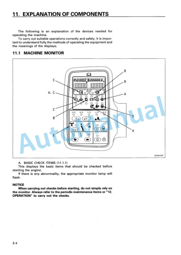 Komatsu PC400-6, PC400LC-6, PC450-6, PC450LC-6 Hydraulic Excavator Operation and Maintenance Manual SEAM009101 2 Komatsu PC400-6, PC400LC-6, PC450-6, PC450LC-6 Hydraulic Excavator Operation and Maintenance Manual SEAM009101 - Image 2