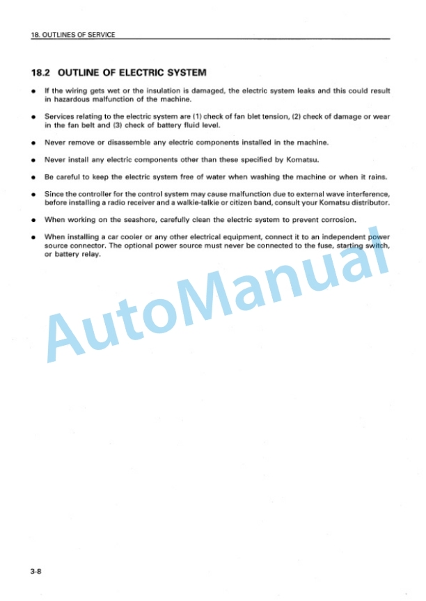 Komatsu PC400-6, PC400LC-6, PC450-6, PC450LC-6 Hydraulic Excavator Operation and Maintenance Manual SEAM009101 4 Komatsu PC400-6, PC400LC-6, PC450-6, PC450LC-6 Hydraulic Excavator Operation and Maintenance Manual SEAM009101 - Image 4