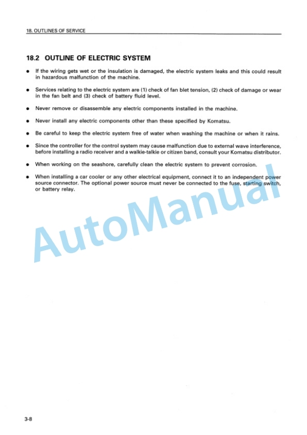 Komatsu PC400-6, PC400LC-6, PC450-6, PC450LC-6 Hydraulic Excavator Operation and Maintenance Manual SEAM009102T 4 Komatsu PC400-6, PC400LC-6, PC450-6, PC450LC-6 Hydraulic Excavator Operation and Maintenance Manual SEAM009102T - Image 4