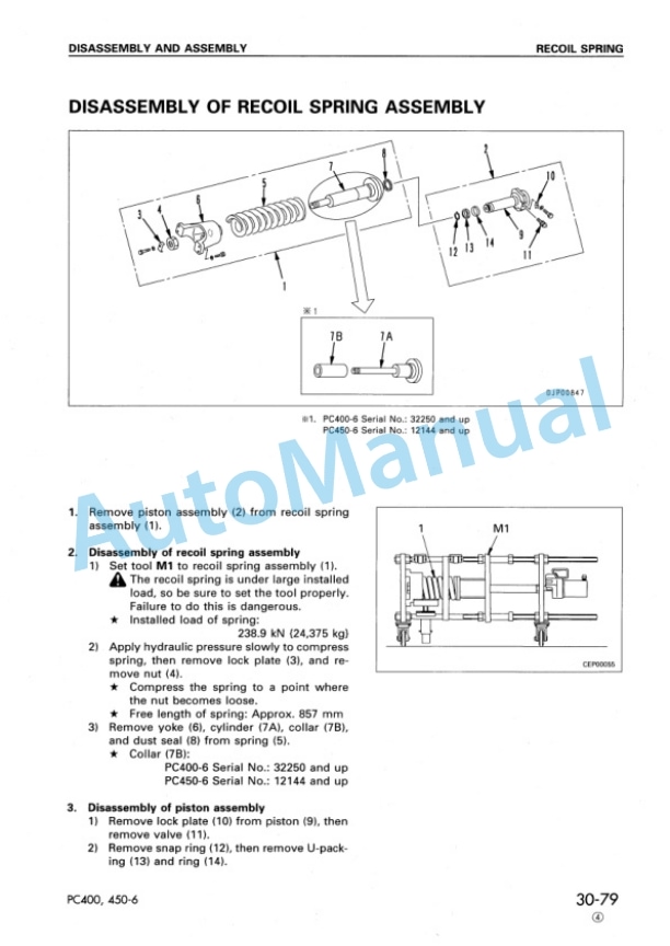 Komatsu PC400-6, PC400LC-6, PC450-6, PC450LC-6 Hydraulic Excavator Shop Manual SEBM014508 5 Komatsu PC400-6, PC400LC-6, PC450-6, PC450LC-6 Hydraulic Excavator Shop Manual SEBM014508 - Image 5