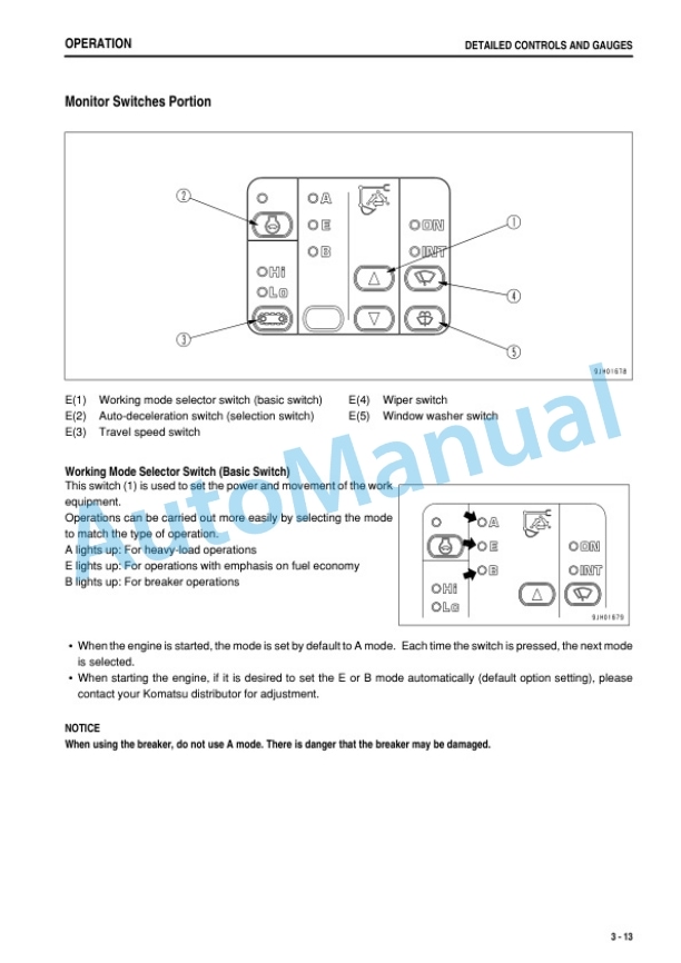 Komatsu PC400-7, PC400LC-7 Hydraulic Excavator Operation and Maintenance Manual PEN00425-00 2 Komatsu PC400-7, PC400LC-7 Hydraulic Excavator Operation and Maintenance Manual PEN00425-00 - Image 2