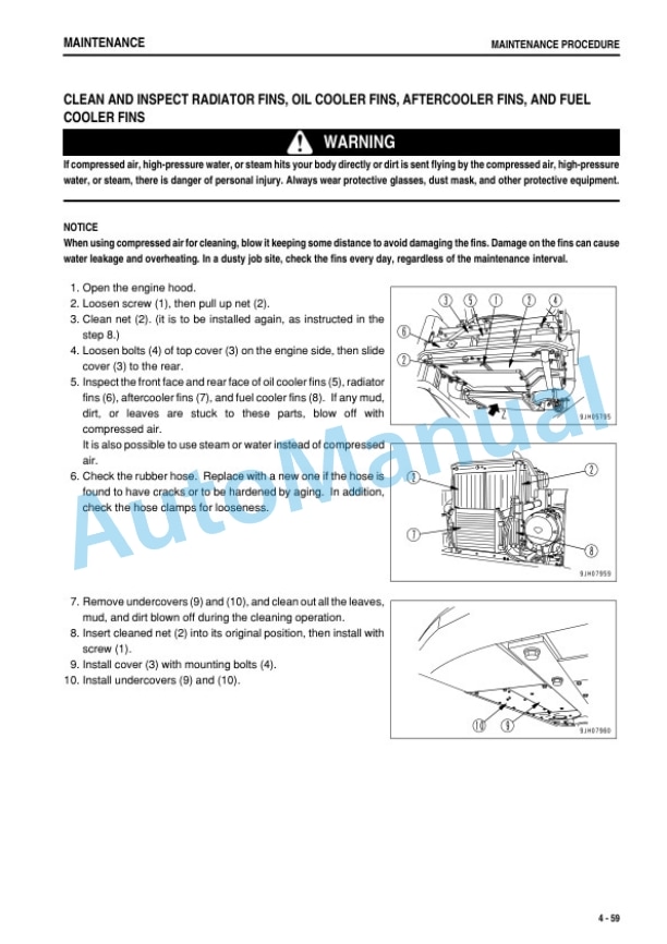 Komatsu PC400-7, PC400LC-7 Hydraulic Excavator Operation and Maintenance Manual PEN00425-00 5 Komatsu PC400-7, PC400LC-7 Hydraulic Excavator Operation and Maintenance Manual PEN00425-00 - Image 5