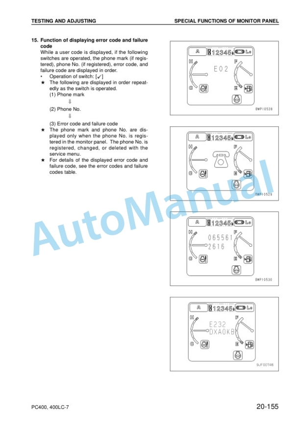 Komatsu PC400-7, PC400LC-7 Hydraulic Excavator Shop Manual SEBM037602 3 Komatsu PC400-7, PC400LC-7 Hydraulic Excavator Shop Manual SEBM037602 - Image 3