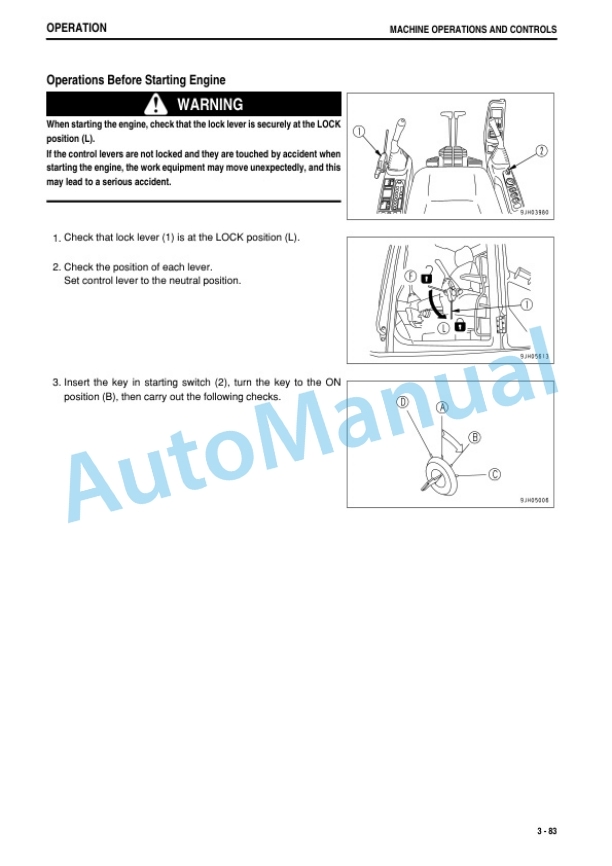Komatsu PC400-7, PC400LC-7, PC450-7, PC450LC-7 Galeo Hydraulic Excavator Operation and Maintenance Manual PEN00036-03 3 Komatsu PC400-7, PC400LC-7, PC450-7, PC450LC-7 Galeo Hydraulic Excavator Operation and Maintenance Manual PEN00036-03 - Image 3